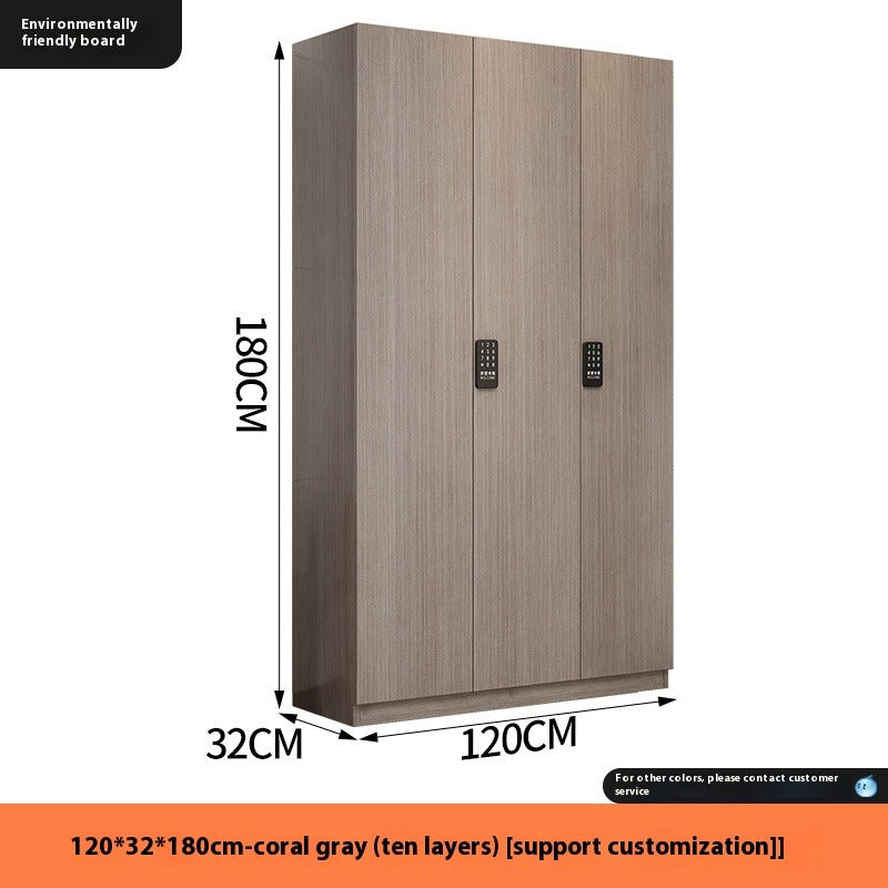 Password-Locked Shoe Cabinet – Anti-Theft Entryway Storage for Hallway, Outdoor Corridor & Home Entrance