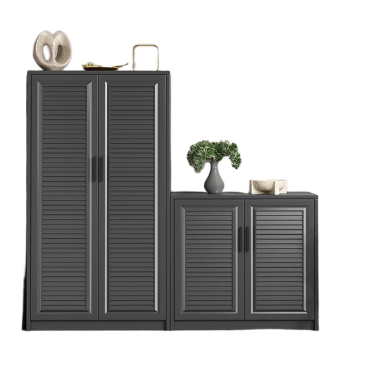 Outdoor Aluminum Storage Cabinet – Waterproof Sunproof Organizer for Balcony, Patio & Garden