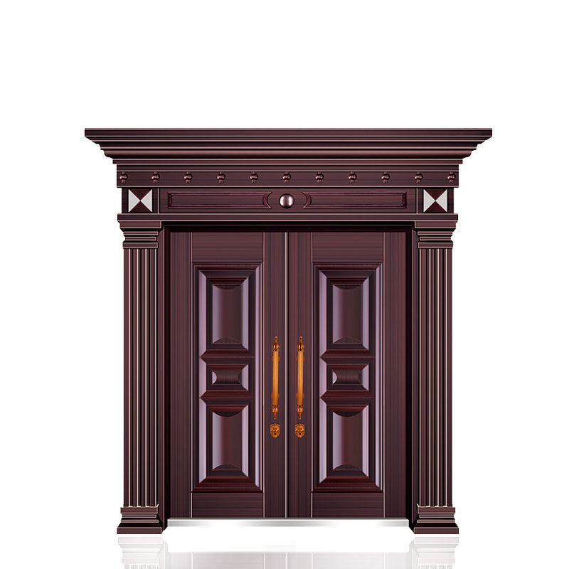 Zinc Alloy Double Swing Gate – Villa Entrance Door for Rural Homes and Courtyards