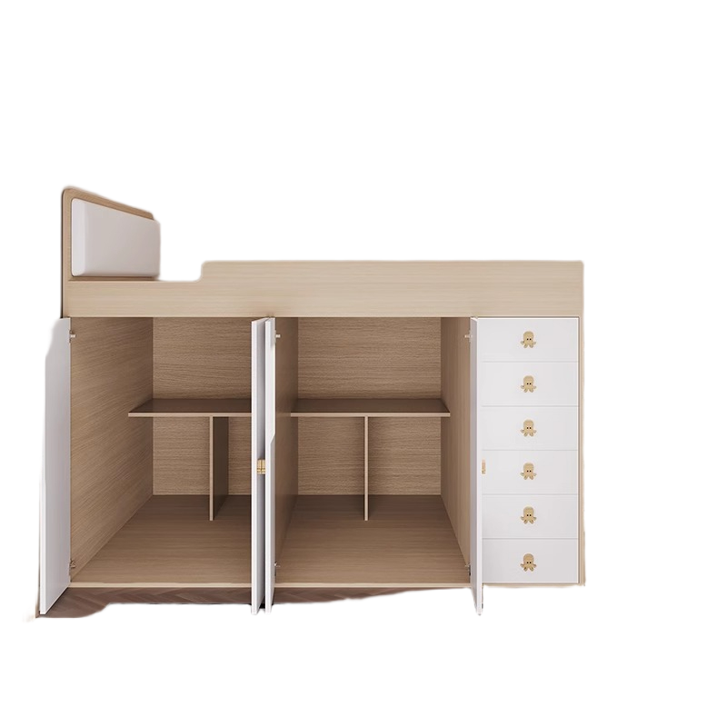 Tatami Kids Half-Height Bed with Wardrobe and Storage - New Elegant Bedroom Furniture