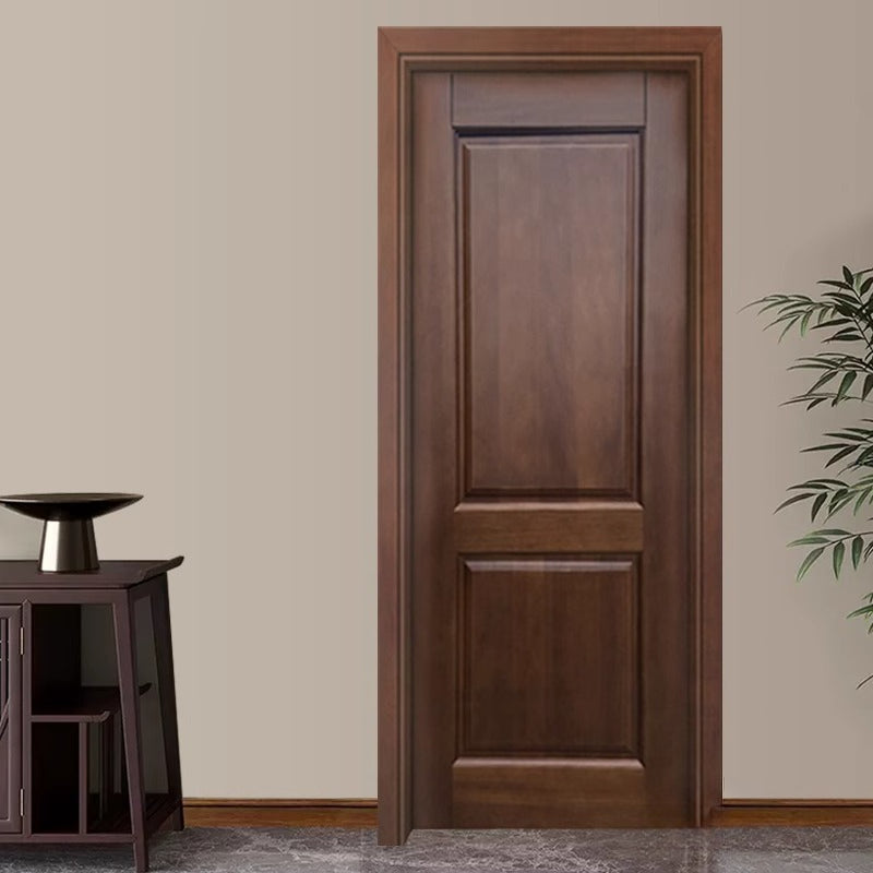 Solid Wood Interior Door – Rubberwood, Red Walnut, Boxwood, Red Oak & Cherry Wood Options for Bedroom