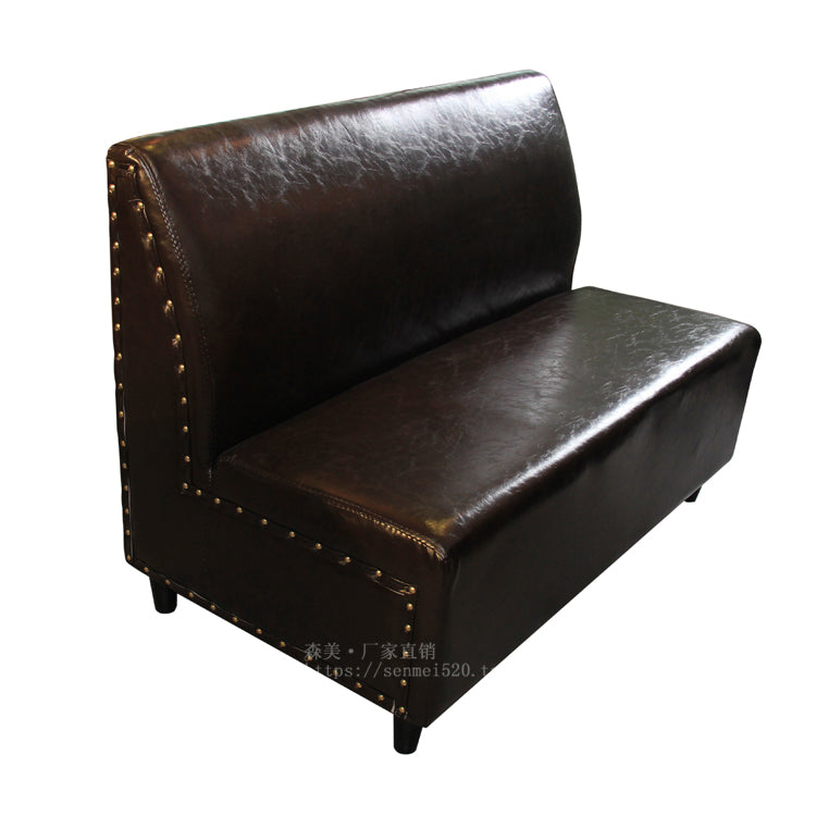 Retro Restaurant Booth Sofa & Table Set for Café, Bar, Hotpot & Tea Shop Seating