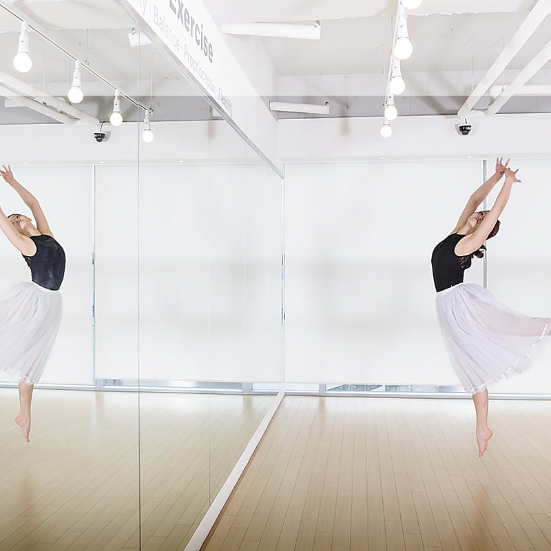 Wall-Mounted Full-Length Dance Mirror – Large Glass Fitness & Rehearsal Mirror for Home Gym, Ballet, Yoga