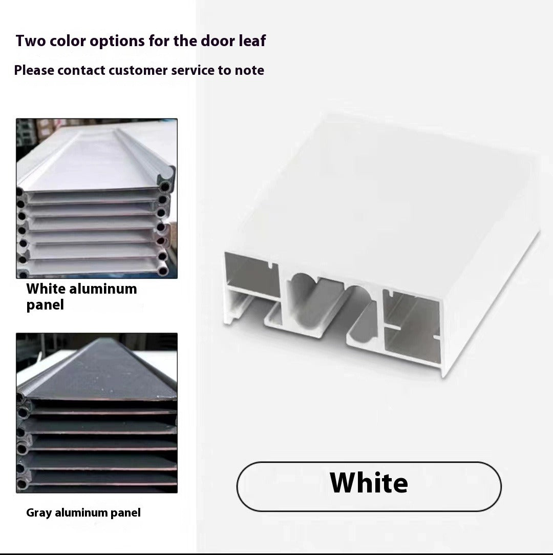 Aluminum Folding Sliding Door – Invisible Fireproof Partition for Kitchens, Bathrooms & Gas Inspection Areas