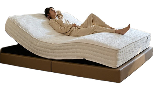 Elegant Adjustable Smart Mattress with Vibration and Zero Gravity for Seniors - New