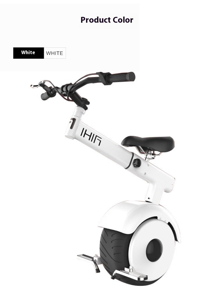 Self-Balancing Electric Unicycle Motorcycle - Smart Adult Commuter with Handlebars & Extended Range