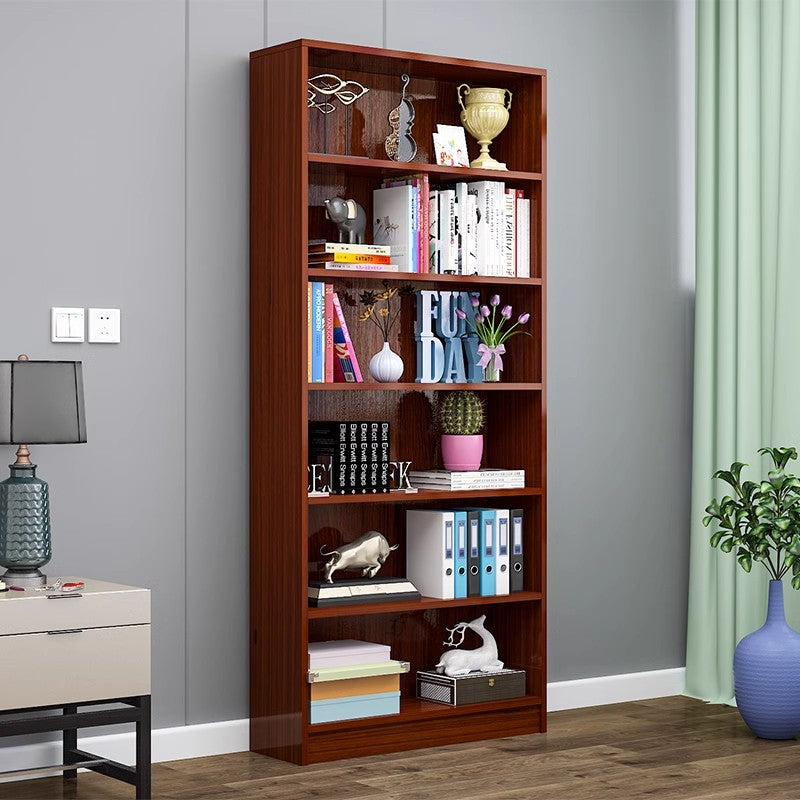 Custom Solid Wood Display Cabinet – Lighted Bookshelf & Wine Rack with Storage for Office or Home Use