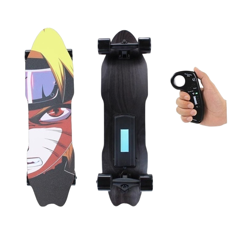 4-Wheel Electric Skateboard for Beginners - Dual Motor, Remote Control & Off-Road Capability Extended Range