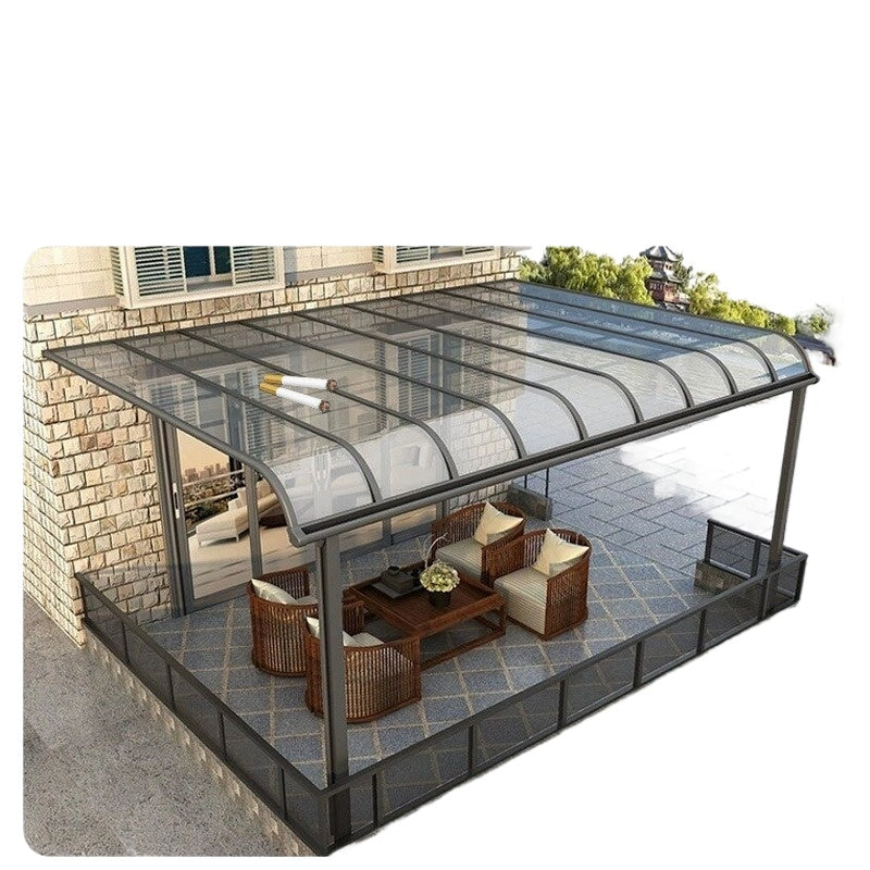 Aluminum Outdoor Awning for Balcony, Terrace & Patio with Sun & Rain Protection