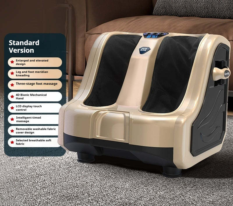 Smart Leg & Foot Massager with Automatic Kneading for Calves, Soles & Beauty Care