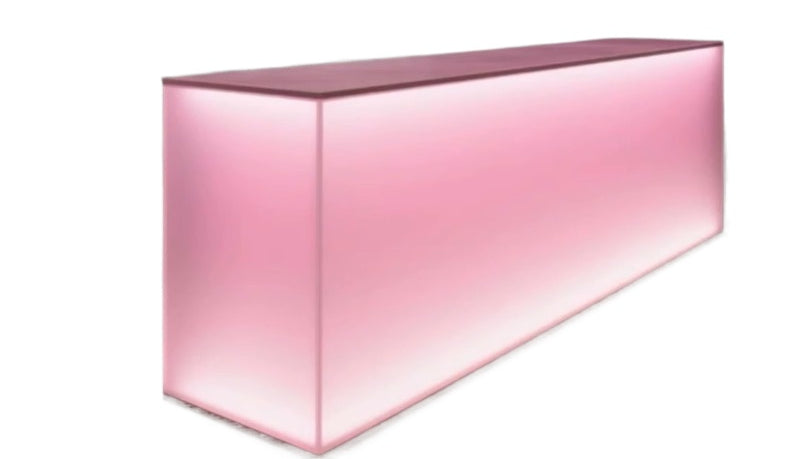 Custom Acrylic LED Bar Counter – Lighted Reception & Checkout Desk for Shops, Cafés & Offices (Contact Before Order)