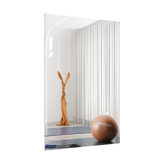 Shatterproof Adhesive Full-Length Soft Mirror – Wall-Mounted, No-Drill Design for Home Gym, Yoga & Dance