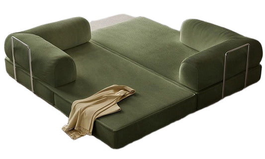 Elegant New Corduroy Modular Sofa Bed with Full Foam - Standard Size