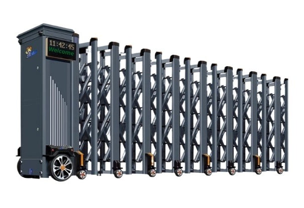 Electric Retractable Gate – Aluminum & Stainless Steel Sliding Gate for Factory, Company & School Entrances
