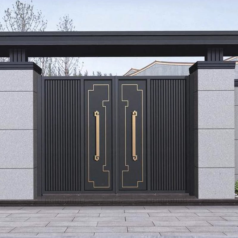 Smart Sliding Aluminum Gate – High-End Villa Courtyard Entry Door
