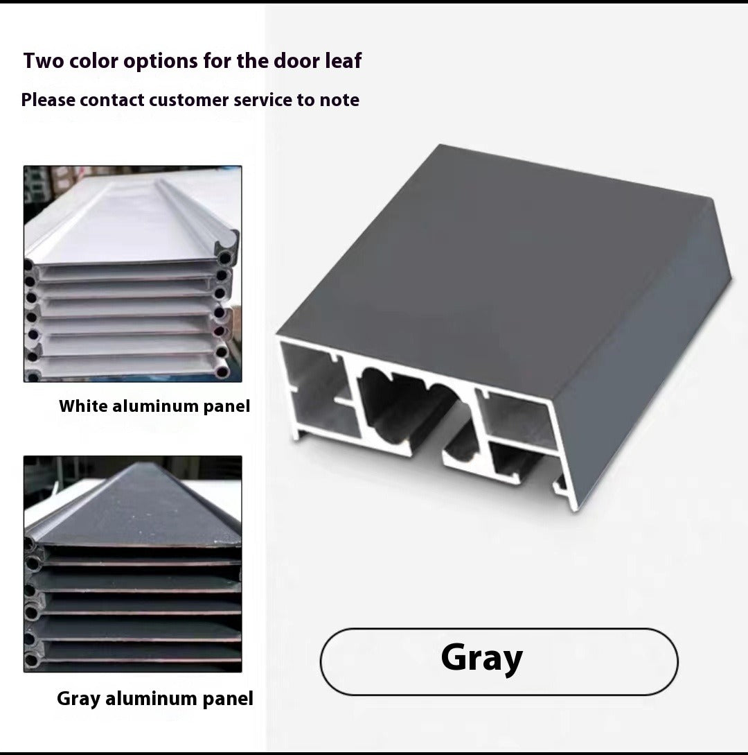 Aluminum Folding Sliding Door – Invisible Fireproof Partition for Kitchens, Bathrooms & Gas Inspection Areas