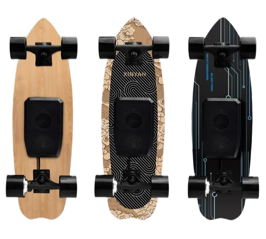 4WD Electric Skateboard with Dual Motors, 36V 700W, 35KM/H Top Speed, 700W Power, 120KG Max Load, 4-Speed, Splash-Proof Deck, Remote Control, New