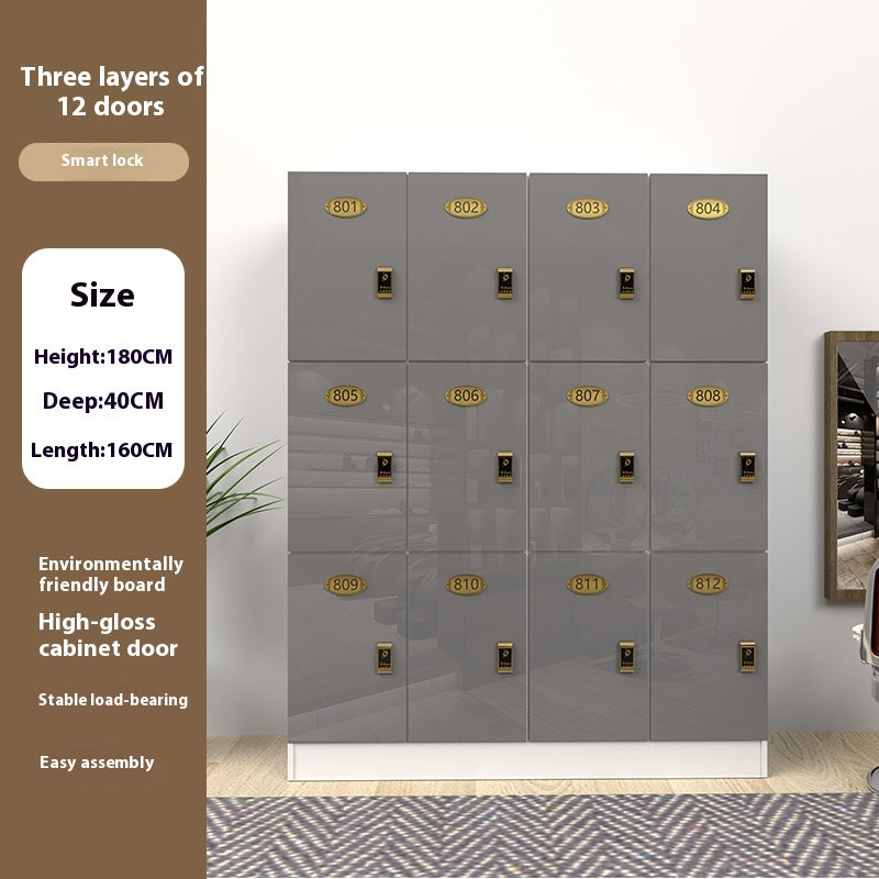 Wooden Locker with Lock – Multi-Purpose Storage Cabinet for Gym, Salon, Bathroom & Employee Changing Room