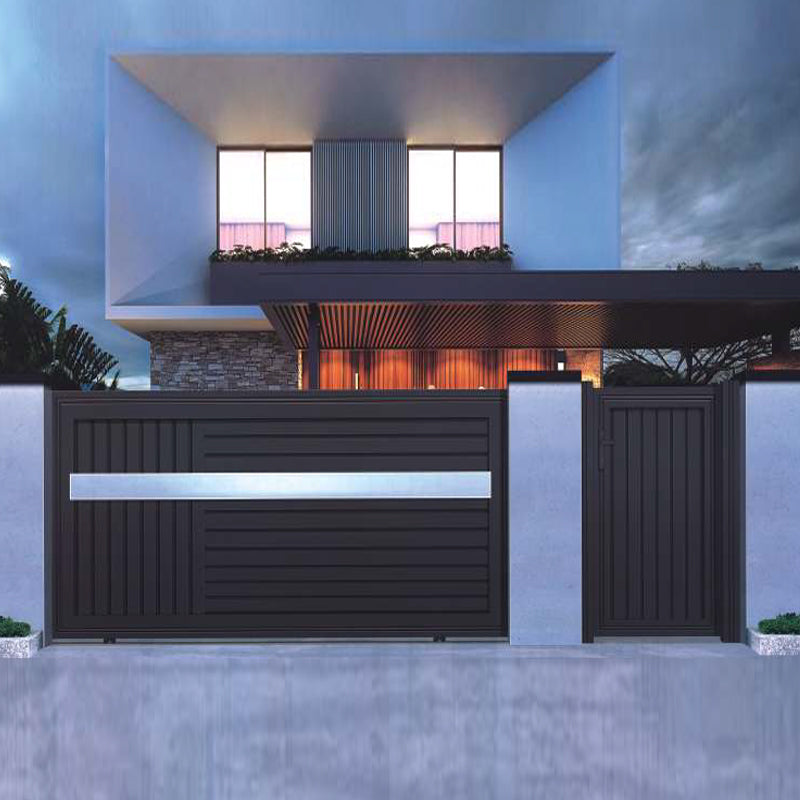 Smart Sliding Aluminum Gate – High-End Villa Courtyard Entry Door