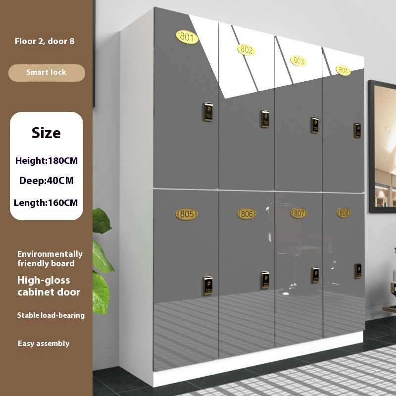 Wooden Locker with Lock – Multi-Purpose Storage Cabinet for Gym, Salon, Bathroom & Employee Changing Room