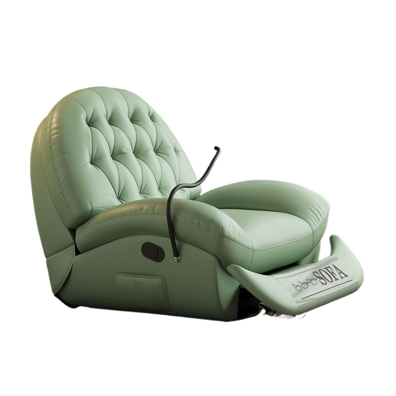 Electric Swivel Recliner with Latex Cushion for Living Room, Luxury Space-Capsule Style