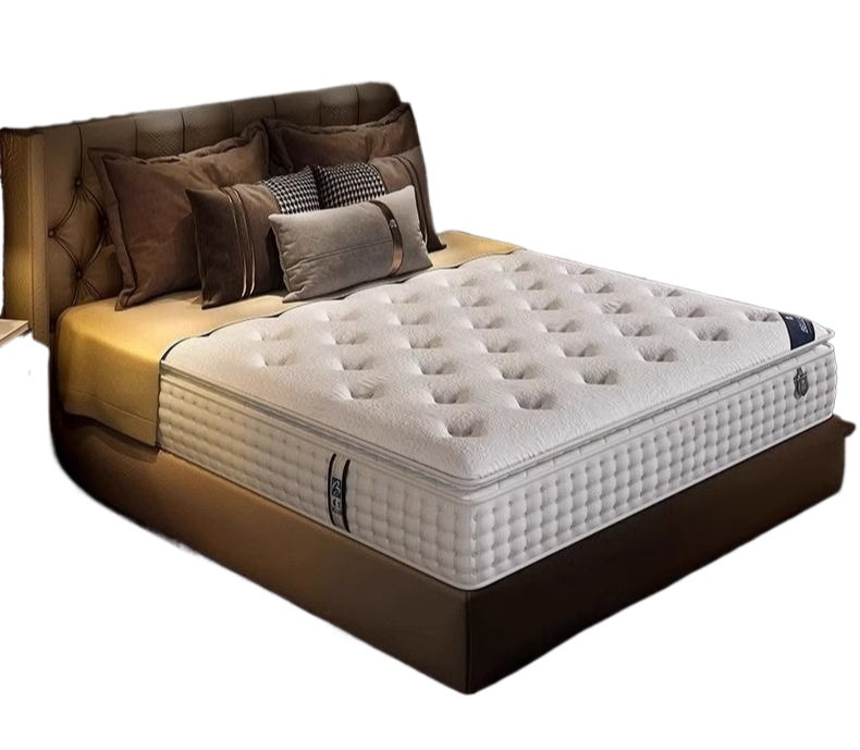 Ultra Soft Thick Mattress with Latex, Memory Foam & Pocket Springs, Roll-Packed for Luxury Hotels