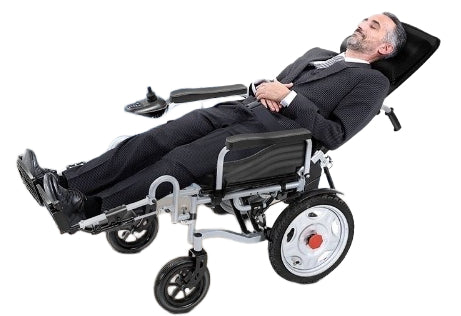 Reclining Electric Wheelchair with 40AH Lithium Battery for Seniors - Extended Range Mobility Aid