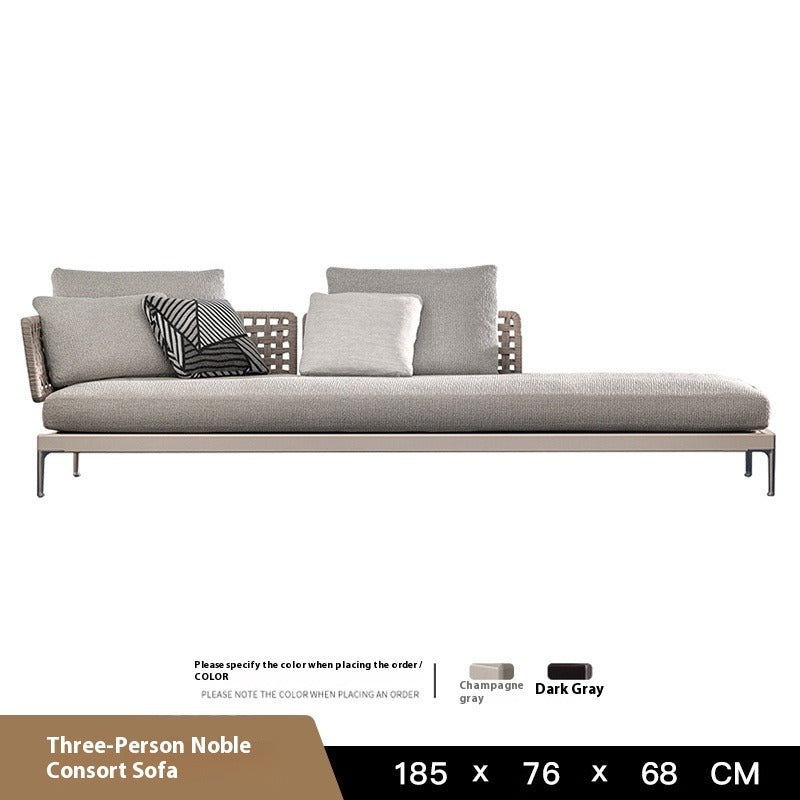 Outdoor Rattan Corner Sofa Set for Patio, Garden & Balcony Lounge