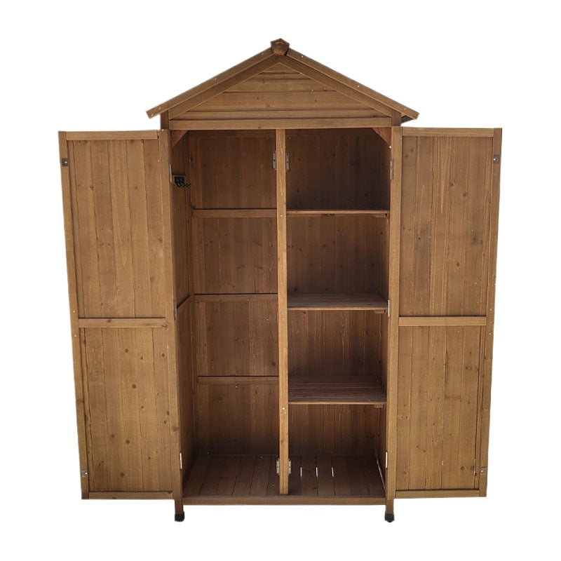 Outdoor Storage Cabinet – Weatherproof Garden Utility Shed for Balcony, Tools & Supplies