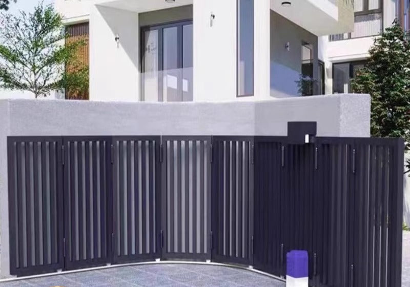 Smart Aluminum Villa Gate – High-End Electric Sliding Gate for Courtyard, Garage, Factory & Community Entrance