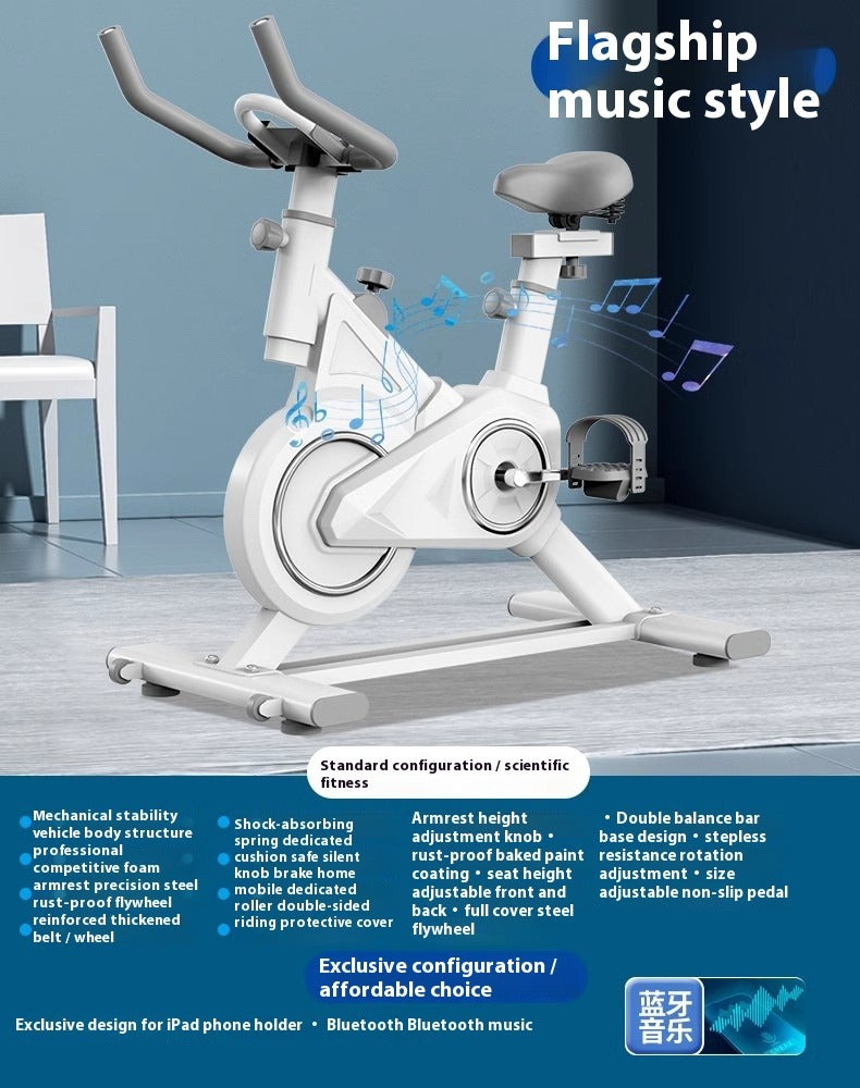 Smart Silent Spin Bike for Home & Gym Indoor Cycling, Cardio & Weight Loss Training