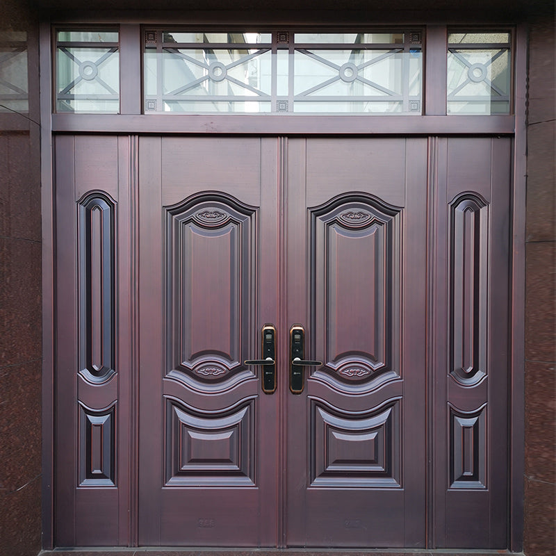 Zinc Alloy Villa Gate – Double Swing Entry Door for Rural Courtyard & Home Security
