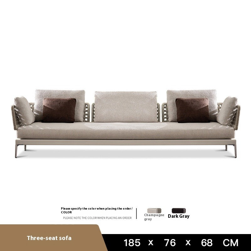 Outdoor Rattan Corner Sofa Set for Patio, Garden & Balcony Lounge