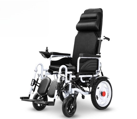 Reclining Electric Wheelchair with 40AH Lithium Battery for Seniors - Extended Range Mobility Aid