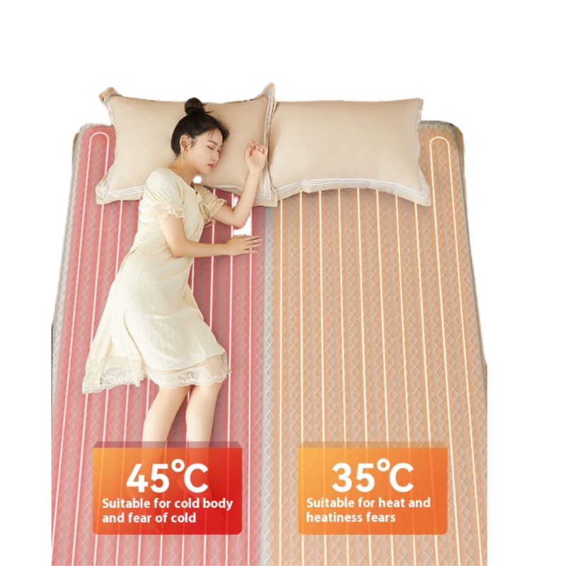 Dual-Control Electric Blanket for Single or Double Bed with Adjustable Temperature & Fast Heating