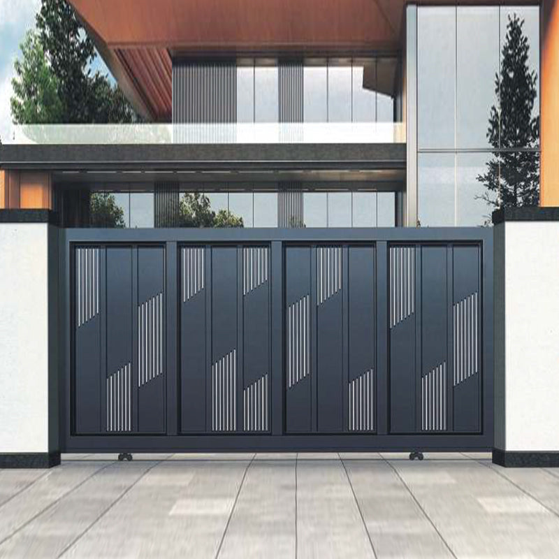 Smart Sliding Aluminum Gate – High-End Villa Courtyard Entry Door