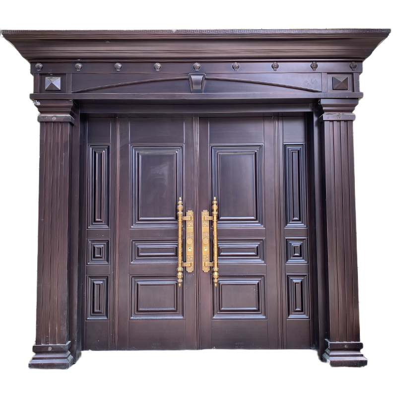 Zinc Alloy Villa Gate – Double Swing Entry Door for Rural Courtyard & Home Security