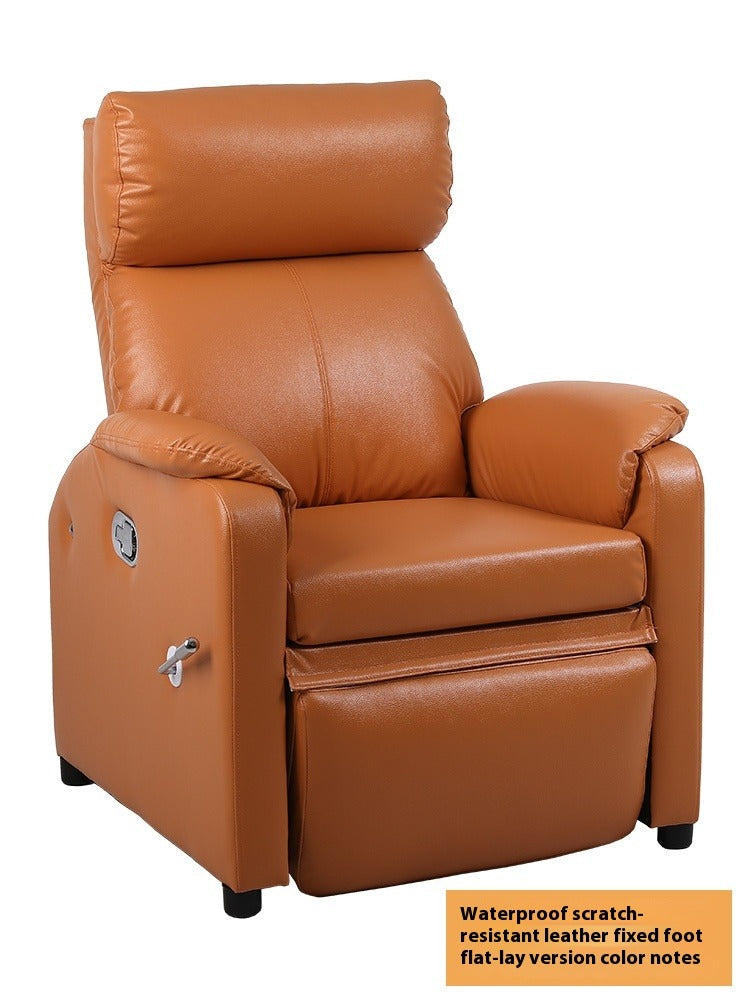 Reclining Single Sofa Chair with Footrest for Gaming, Salon, Office & Dorm Use