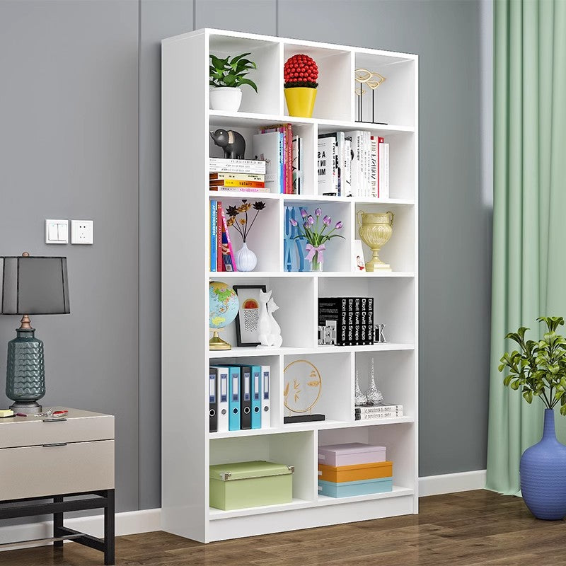 Custom Solid Wood Display Cabinet – Lighted Bookshelf & Wine Rack with Storage for Office or Home Use
