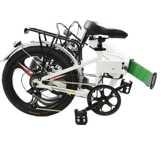 Ultra-Lightweight Foldable Electric Commuter Bike with 1000W Motor, 20-Inch Wheels, and Keyless Start