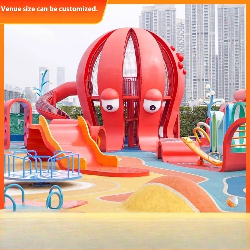 Outdoor Playground Slide Set for Kindergarten, Parks & Scenic Spots (Non-Powered Custom Design)
