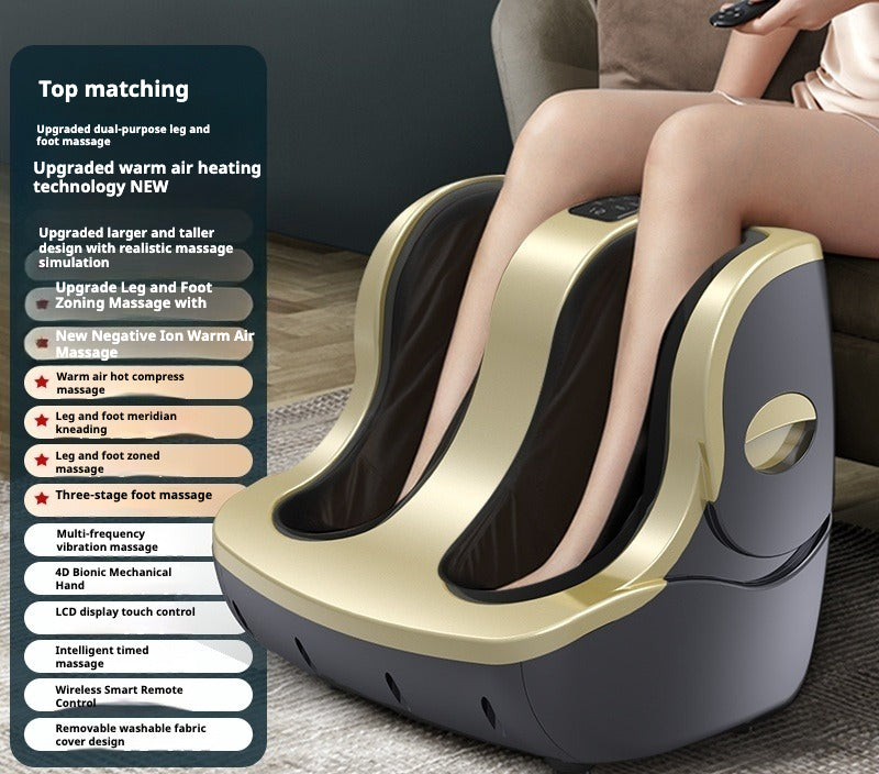 Automatic Calf & Foot Massager with Kneading and Heat for Relaxation & Leg Care – Perfect Gift