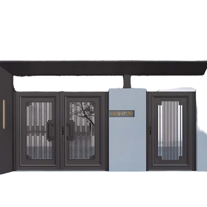 Smart Sliding Aluminum Gate – High-End Villa Courtyard Entry Door