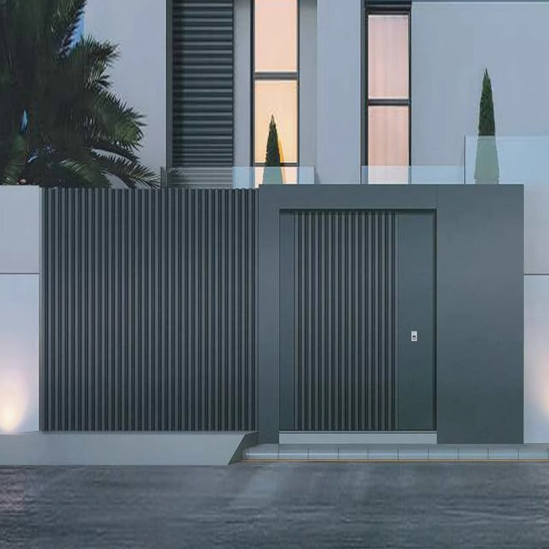 Smart Sliding Aluminum Gate – High-End Villa Courtyard Entry Door