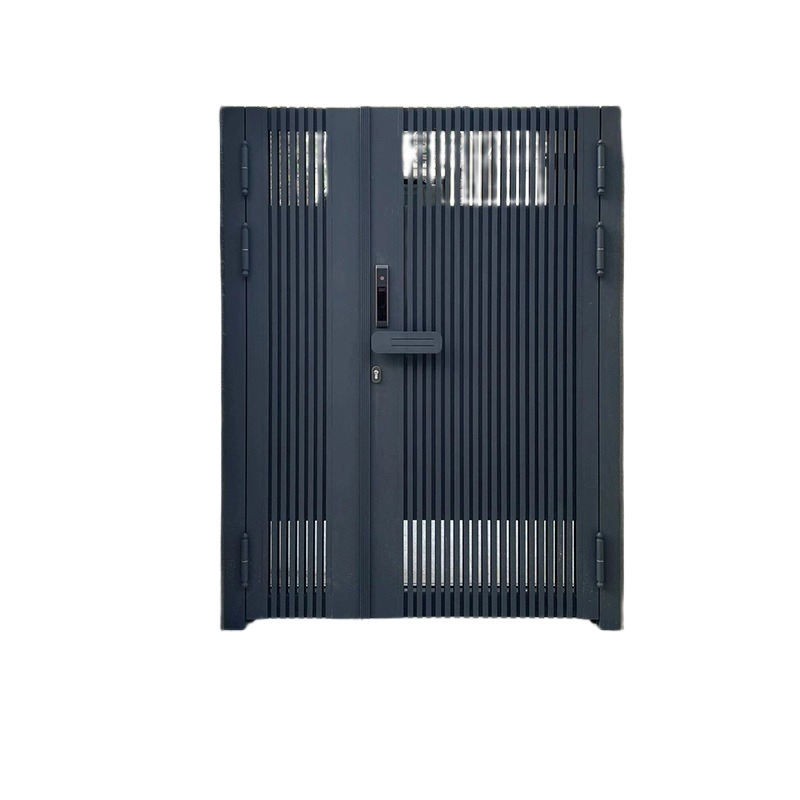 Aluminum Courtyard Gate – Double Swing or Sliding Entry for Villa & Rural Homes with Garden Access