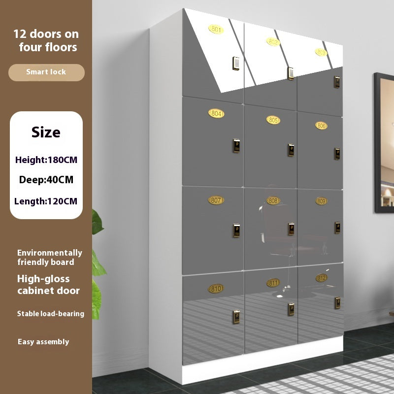 Wooden Locker with Lock – Multi-Purpose Storage Cabinet for Gym, Salon, Bathroom & Employee Changing Room