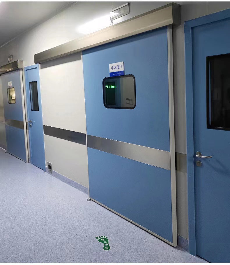 Automatic Sliding Door for Medical Use – Electric Hermetic Door with Foot Sensor for Hospitals, Clinics & Beauty Centers