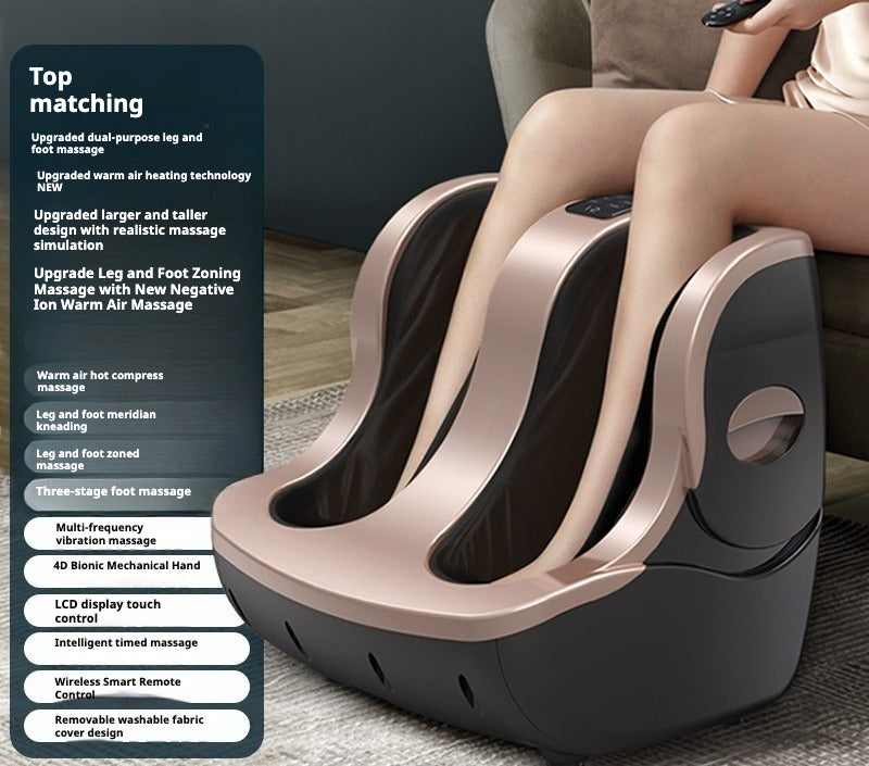 Automatic Calf & Foot Massager with Kneading and Heat for Relaxation & Leg Care – Perfect Gift