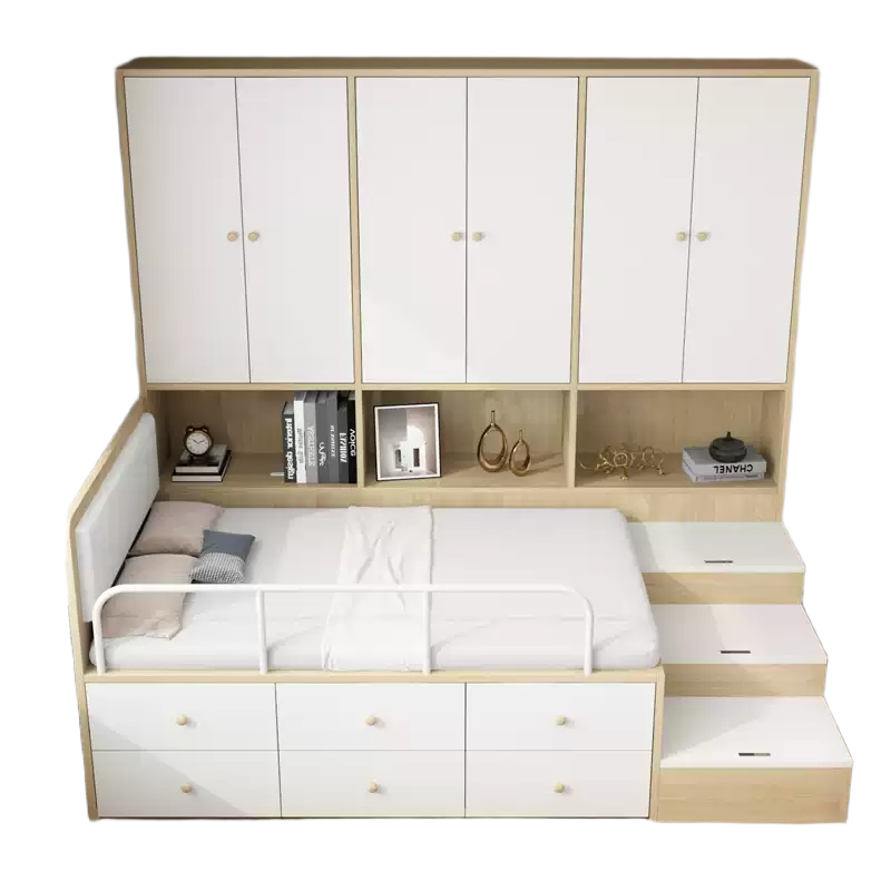 Tatami Kids' Bed with Integrated Wardrobe and Storage Cabinet - New, Multiple Sizes Available