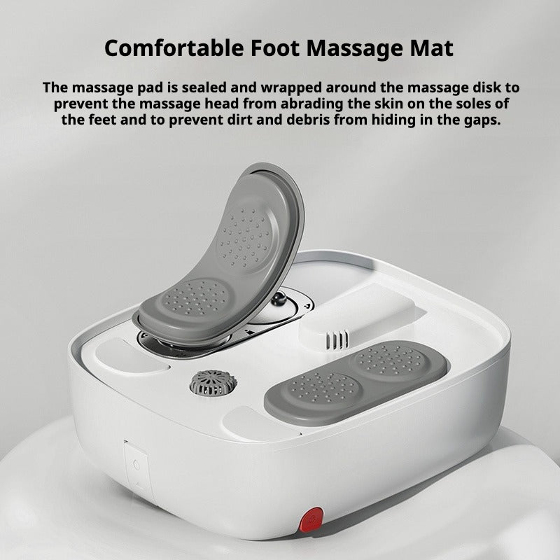 Smart Heated Foot Spa with Massage, Constant Temperature & Sterilization for Home Use